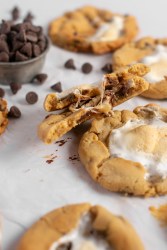 Peanut Butter S'mores Cookies