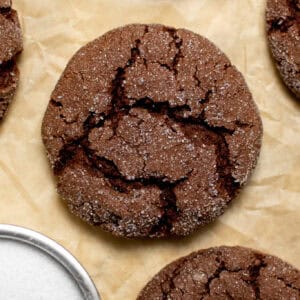 chocolate gingersnap cookie