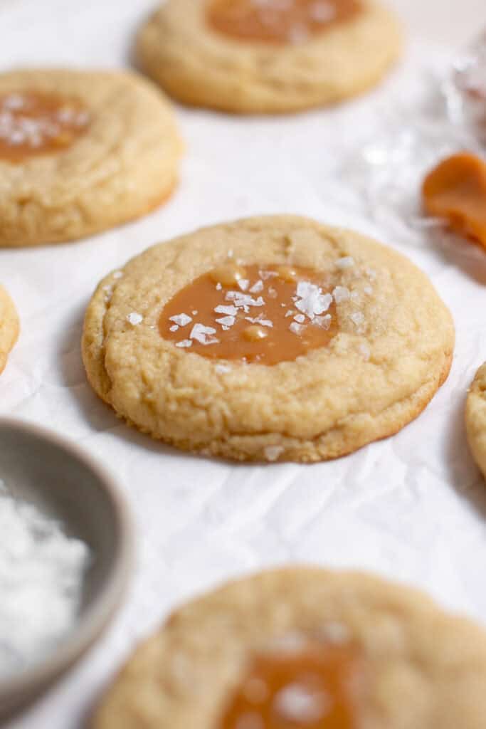 salted caramel cookies 