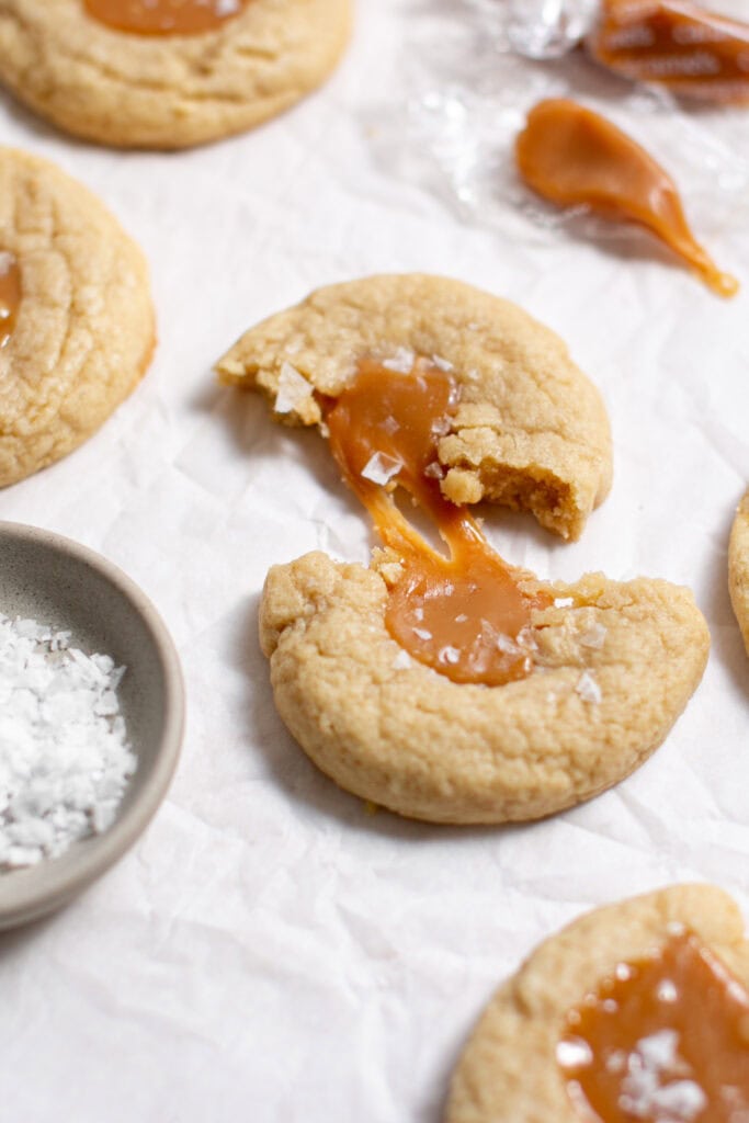 salted caramel cookies 