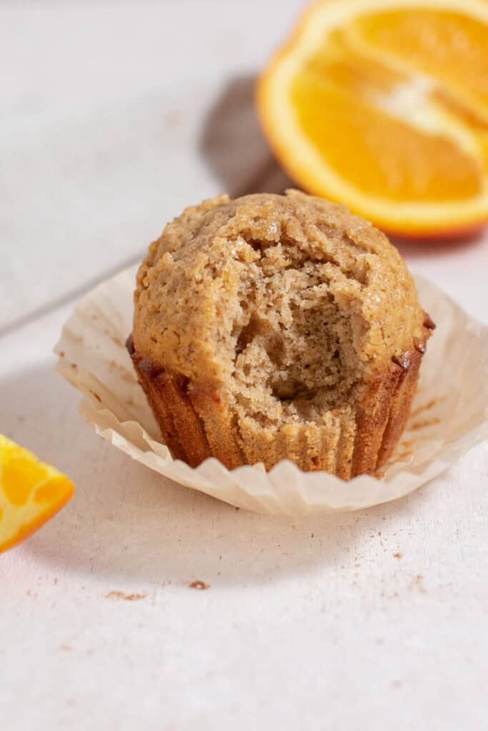 spiced orange muffins 