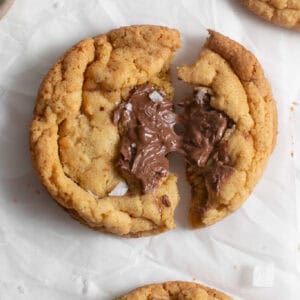 Nutella Drop Cookies