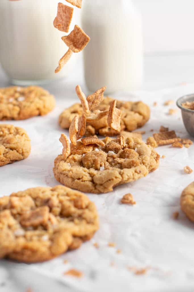 browned butter cinnamon crunch cookies