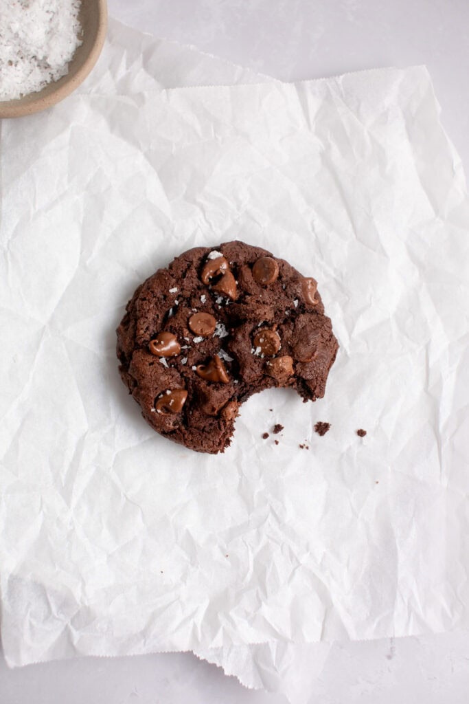 Single-Serve Double Chocolate Cookie