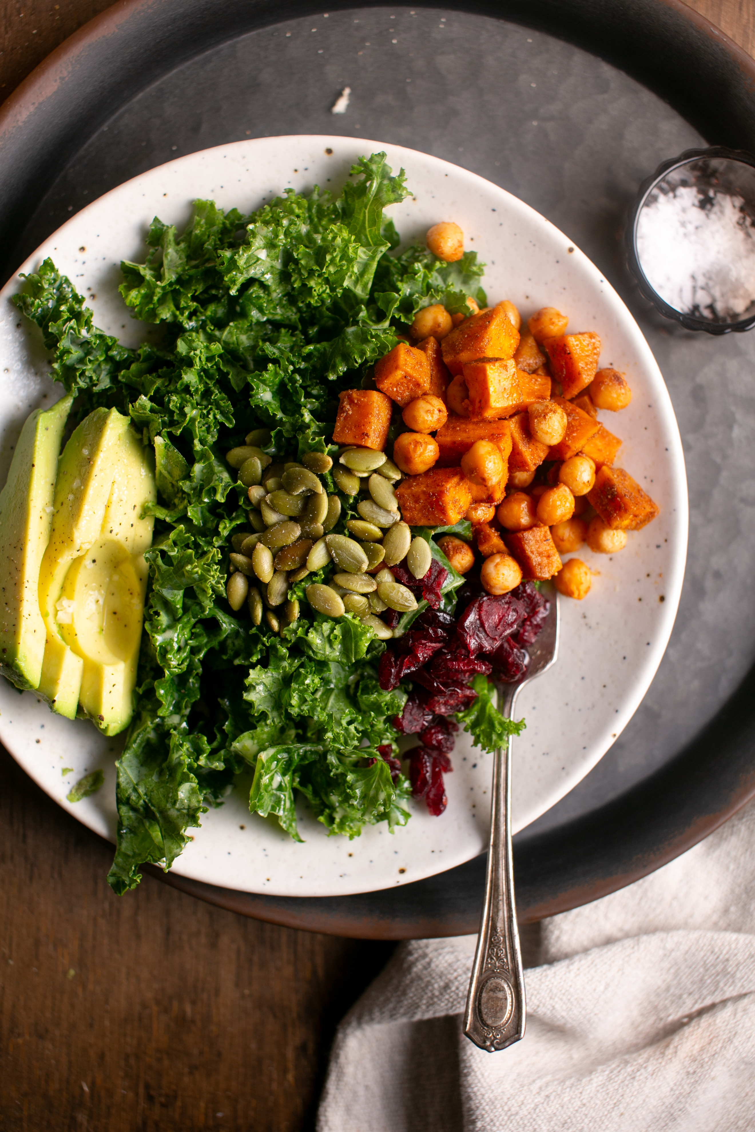 Sweet Potato Kale Salad 