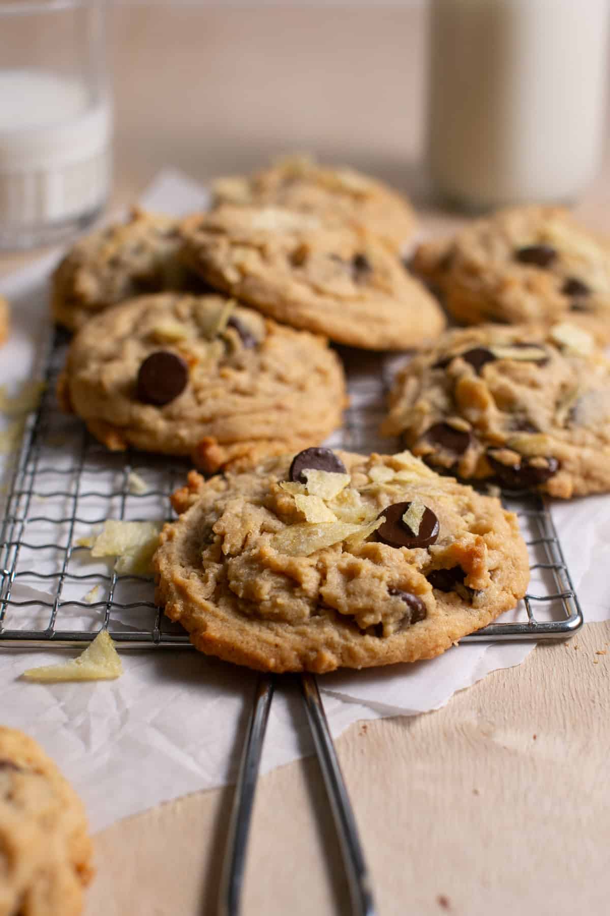 Peanut Butter Potato Chip Cookies The Little Holly That Could