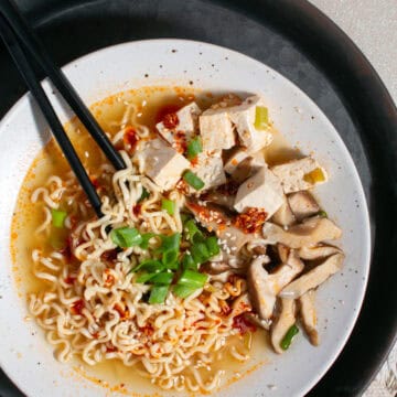 Easy Vegetarian Ramen recipe.