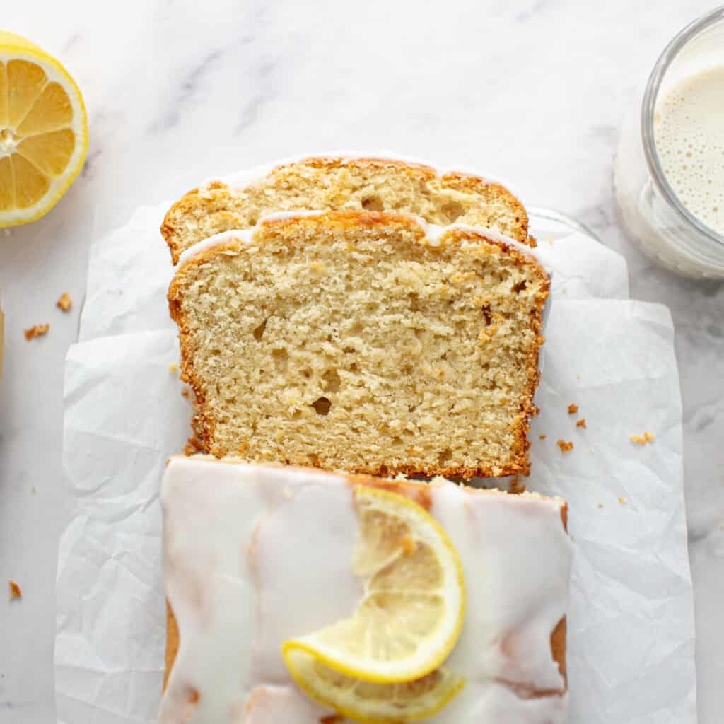 Earl Grey Tea Loaf Cake Recipe with Lemon Glaze