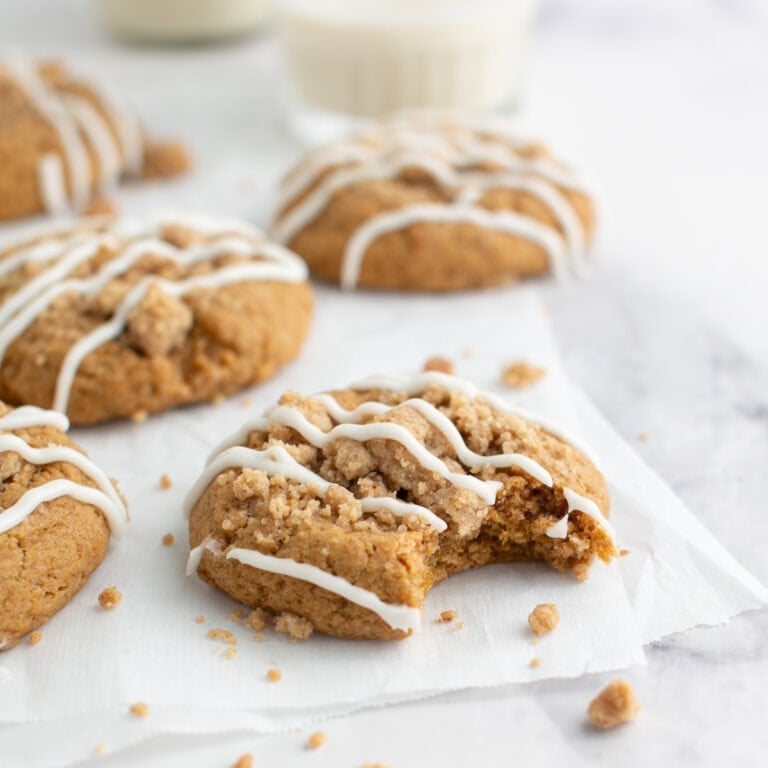 Easy Cake Mix Spiced Pumpkin Coffee Cake Cookies