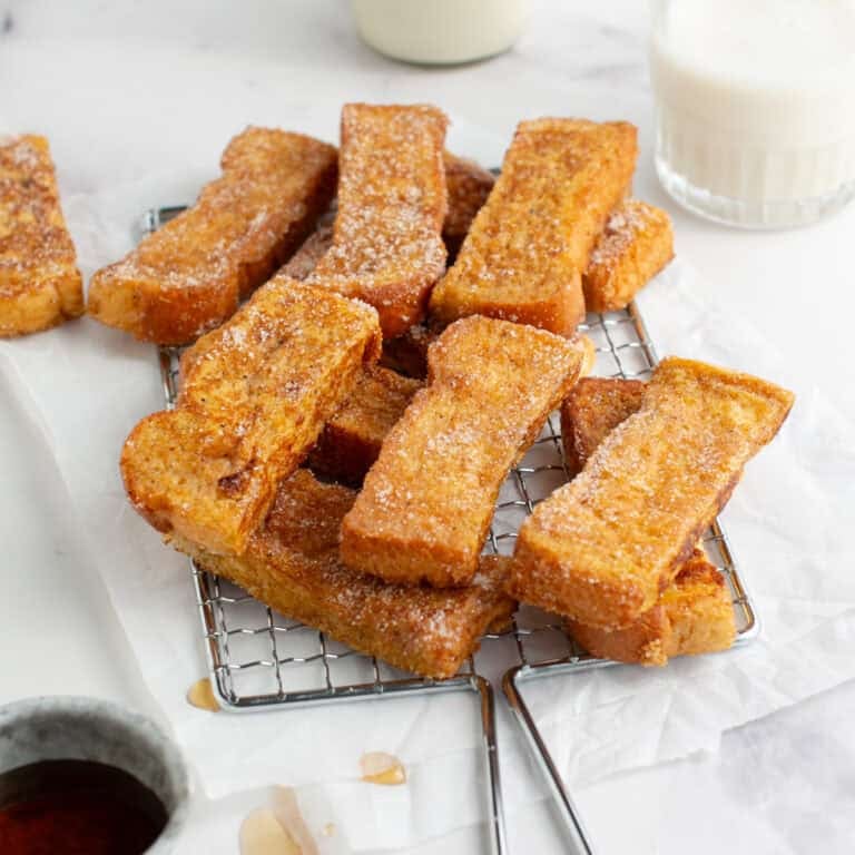 Easy Cinnamon Pumpkin French Toast Sticks Recipe