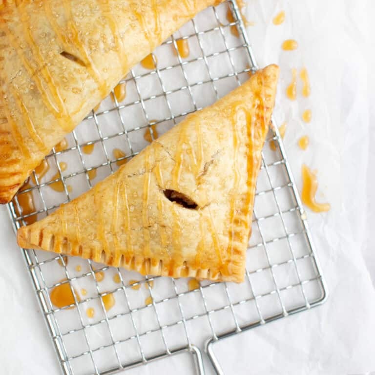Mini Spiced Caramel Apple Hand Pies (Store-bought Shortcut)