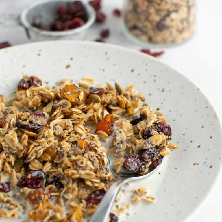 Homemade Easy Maple Pumpkin Spice Granola Recipe