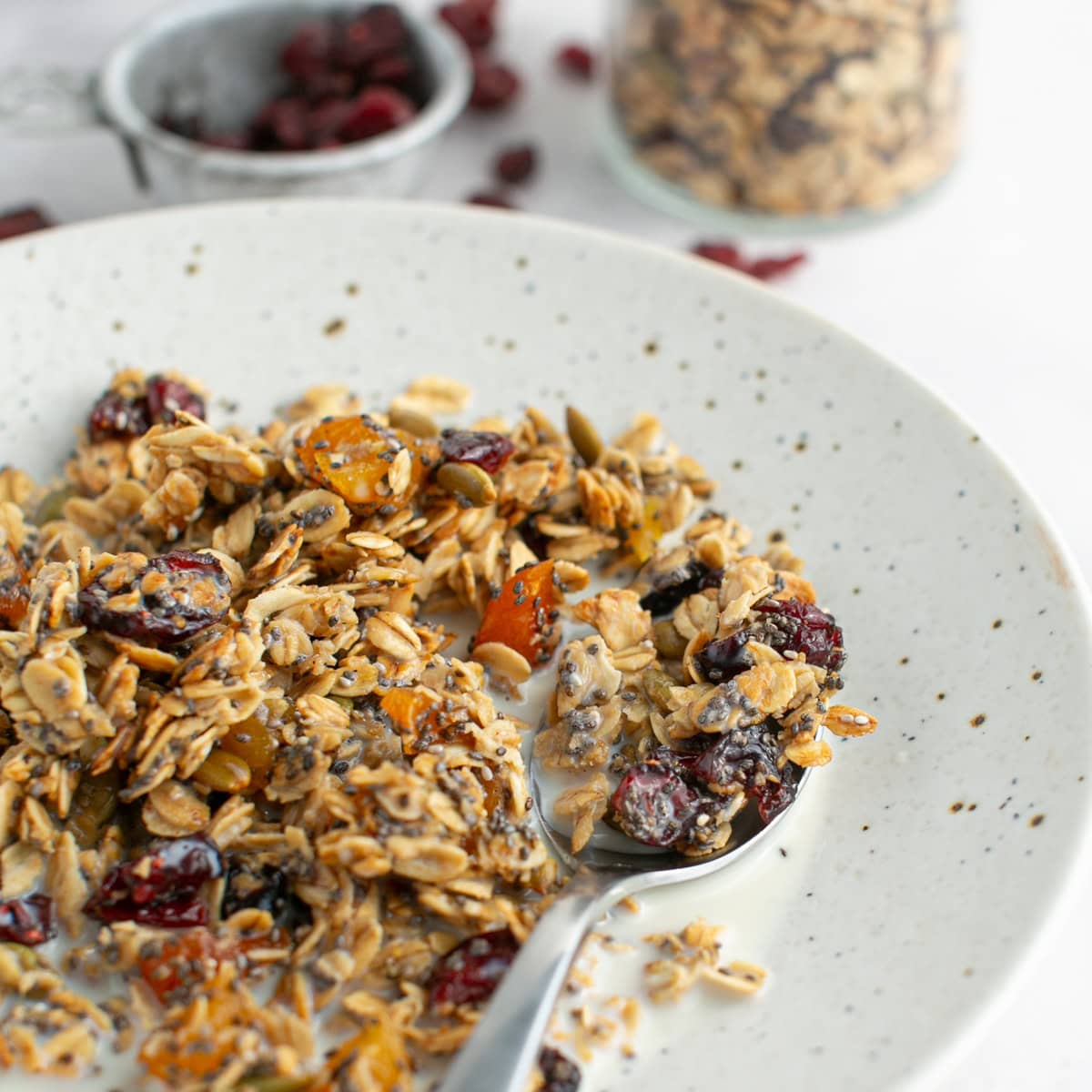 Homemade Easy Maple Pumpkin Spice Granola Recipe