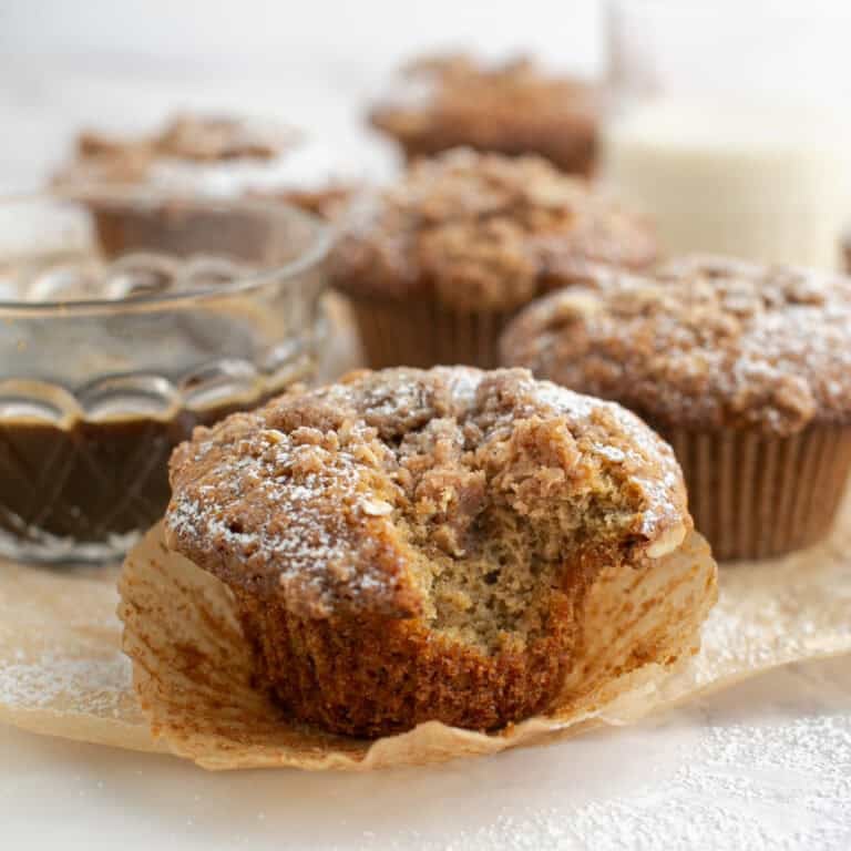Easy Homemade Chai Spiced Oat Crumble Muffins