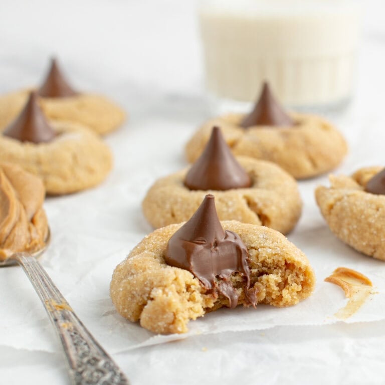 Single Serve Peanut Butter Blossom Recipe (Small Batch)