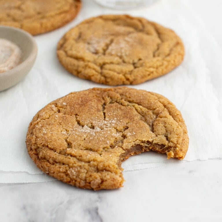 Easy Single Serve Gingersnap Snickerdoodle Cookie Recipe
